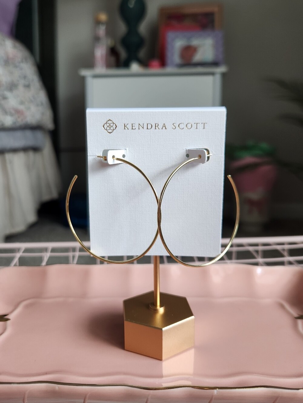 Kendra Scott Demi-fine 50mm Keeley Hoop Earrings